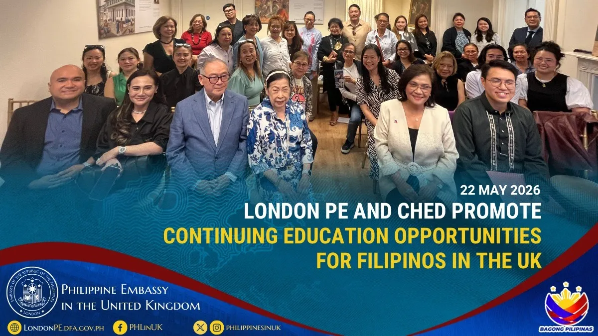 CHED Brings ETEEAP to Filipino Communities in the UK