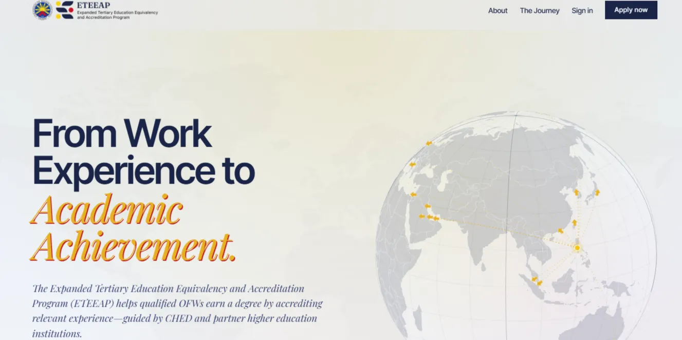 CHED ENROLL OFWs: The New ETEEAP Registration Portal for Overseas Filipino Workers