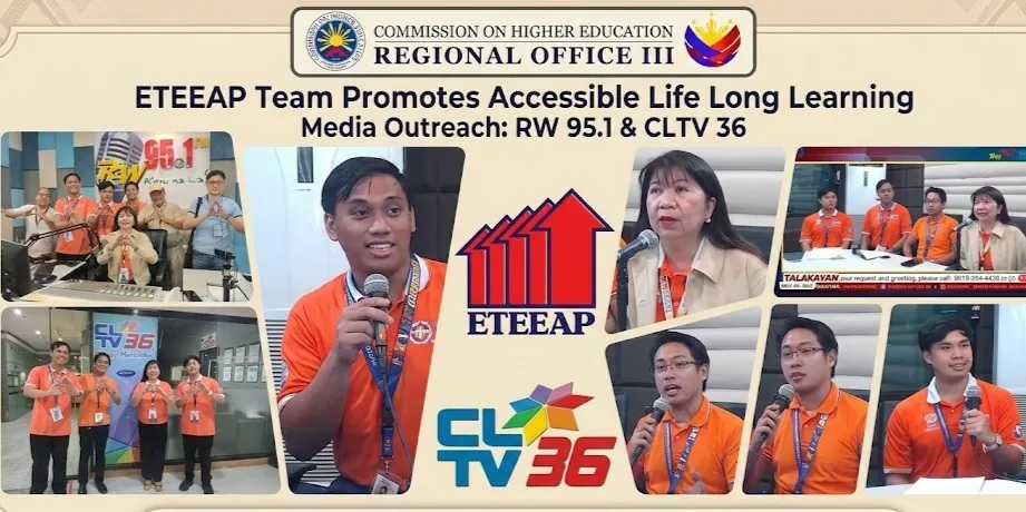 Tuning In to a New Future: CHED Region 3 Promotes ETEEAP on RWFM 95.1 and CLTV 36