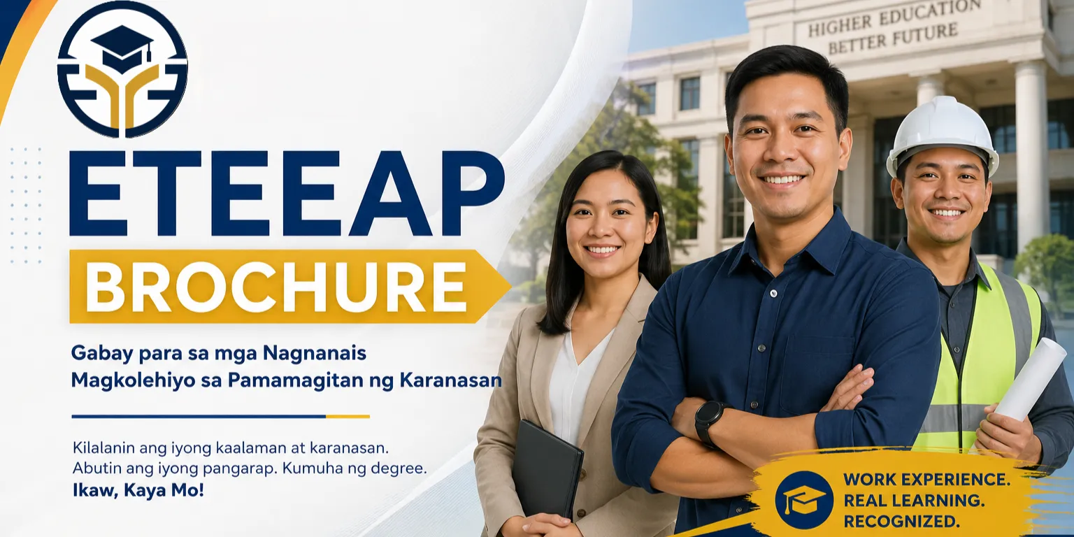 CHED ETEEAP Brochure: Gabay para sa mga Nagnanais Mag-ETEEAP