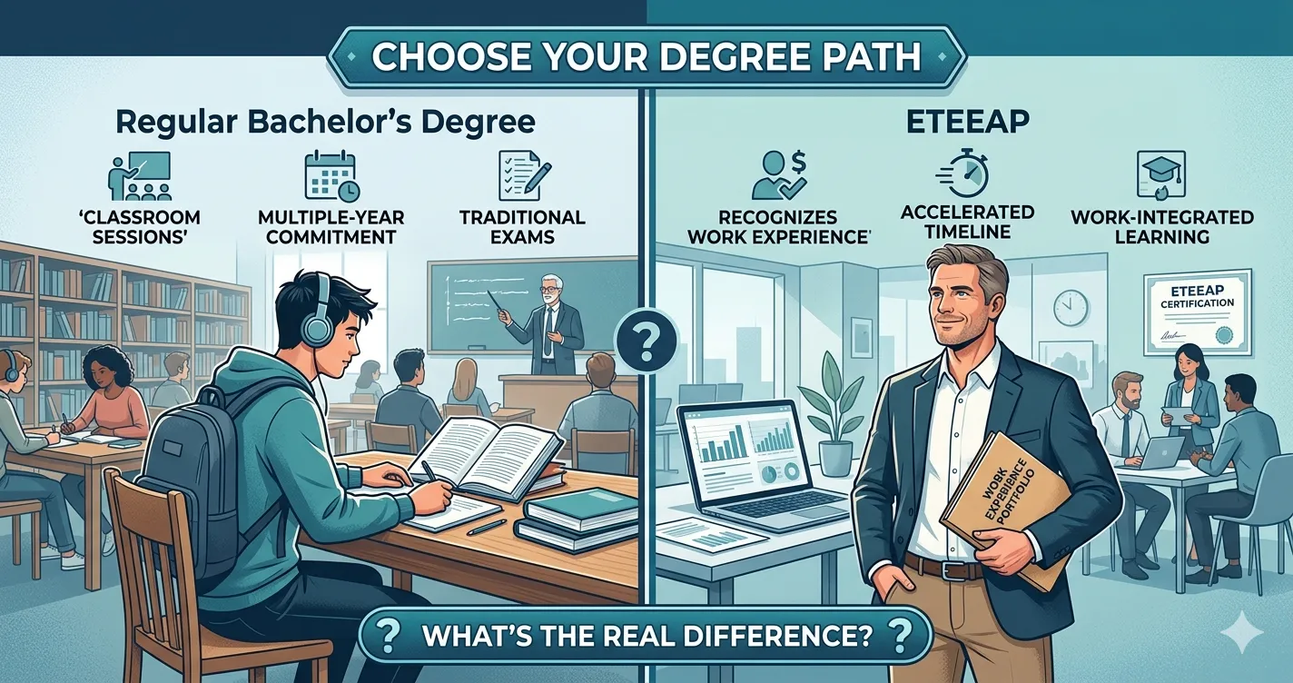 Regular Bachelor's Degree vs ETEEAP: What's the Real Difference?
